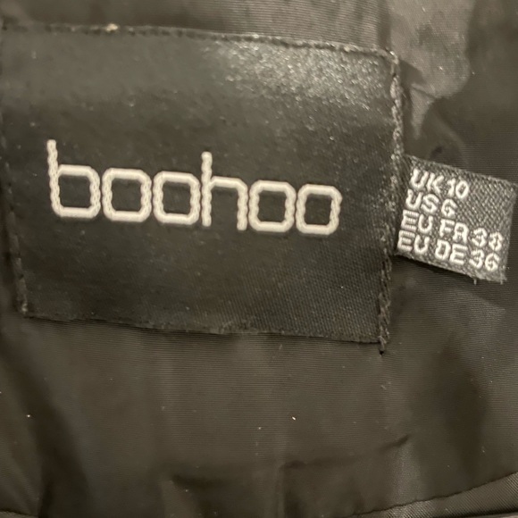 Boohoo oversized black puffer coat 🖤 - Picture 3 of 3